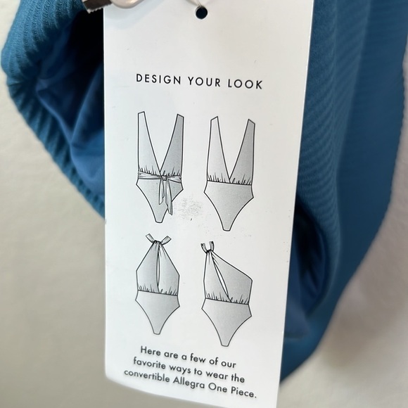 LSPACE Allegra Blue One Piece Convertible One Piece Swimsuit - Picture 12 of 14